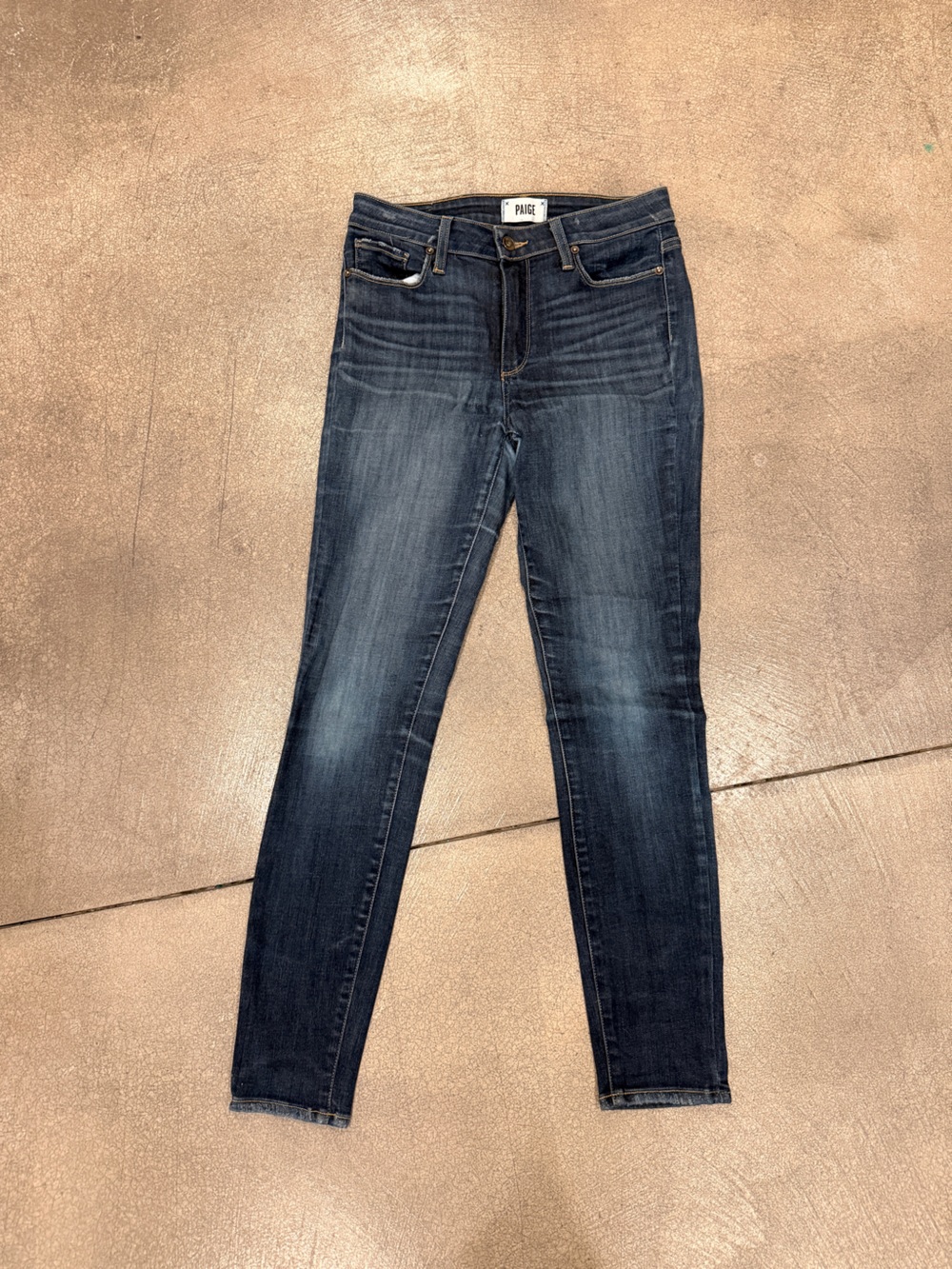 PAIGE Hoxton Ankle signature high-rise ultra-skinny fit